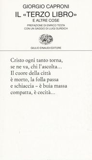 Produktbild: Il 'terzo libro' e altre cose