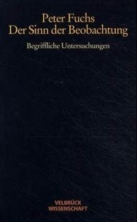 Produktbild: Der Sinn der Beobachtung
