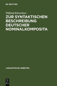 Produktbild: Zur syntaktischen Beschreibung deutscher Nominalkomposita