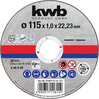 Bild vom Artikel Kwb 711811 Trennscheibe gerade 115mm Stahl vom Autor 