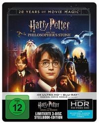 Produktbild: Harry Potter und der Stein der Weisen + Magical Movie Modus (Steelbook) (4K Ultra HD)