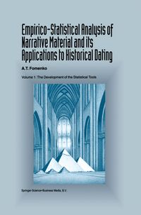 Produktbild: Empirico-Statistical Analysis of Narrative Material and its Applications to Historical Dating