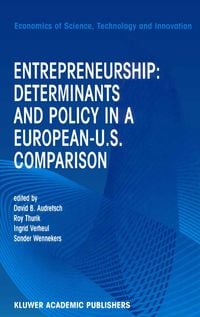 Produktbild: Entrepreneurship: Determinants and Policy in a European-US Comparison