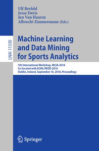 Produktbild: Machine Learning and Data Mining for Sports Analytics