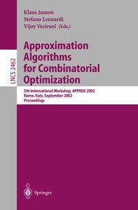 Produktbild: Approximation Algorithms for Combinatorial Optimization