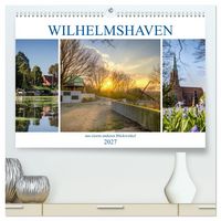 Produktbild: Wilhelmshaven aus einem anderen Blickwinkel (hochwertiger Premium Wandkalender 2027 DIN A2 quer), Kunstdruck in Hochglanz
