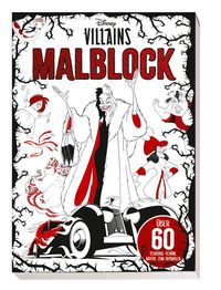 Bild vom Artikel Disney Villains: Malblock: über 60 schaurig-schöne Motive zum Ausmalen vom Autor 