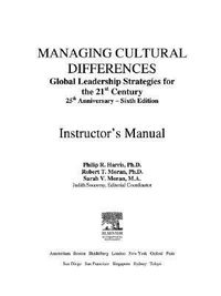 Produktbild: Managing Cultural Differences Instructor's Manual