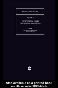 Produktbild: Institutional Issues