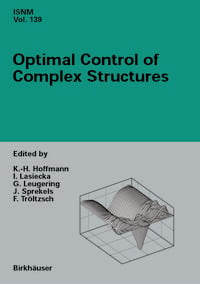 Produktbild: Optimal Control of Complex Structures