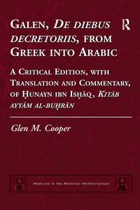 Produktbild: Galen, De diebus decretoriis, from Greek into Arabic