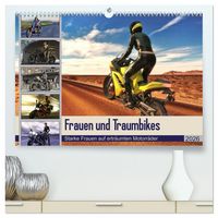Produktbild: Frauen und Traumbikes (hochwertiger Premium Wandkalender 2026 DIN A2 quer), Kunstdruck in Hochglanz
