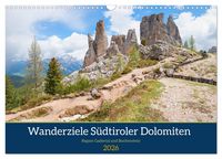 Produktbild: Wanderziele S&uuml;dtiroler Dolomiten - Region Gadertal und Buchenstein (Wandkalender 2026 DIN A3 quer), CALVENDO Monatskalender