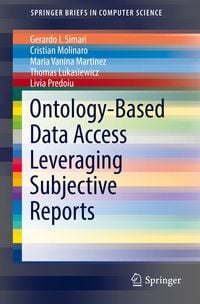 Produktbild: Ontology-Based Data Access Leveraging Subjective Reports