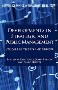 Produktbild: Developments in Strategic and Public Management