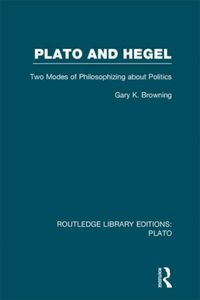 Produktbild: Plato and Hegel (RLE: Plato)