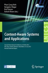 Produktbild: Context-Aware Systems and Applications