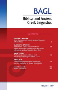 Produktbild: Biblical and Ancient Greek Linguistics, Volume 8