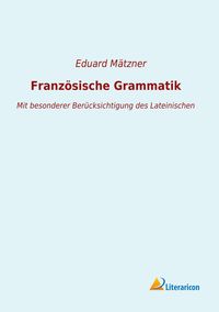 Produktbild: Franz&ouml;sische Grammatik