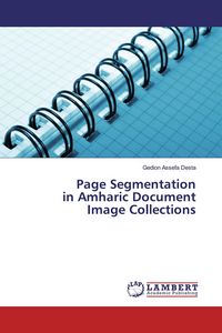 Produktbild: Page Segmentation in Amharic Document Image Collections