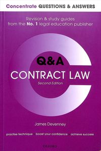 Produktbild: Devenney, J: Concentrate Questions and Answers Contract Law