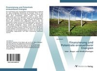 Produktbild: Finanzierung und Potentiale erneuerbarer Energien