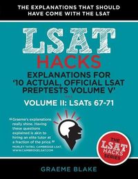 Produktbild: Explanations for '10 Actual, Official LSAT PrepTests Volume V'