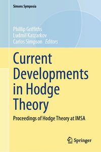 Produktbild: Current Developments in Hodge Theory
