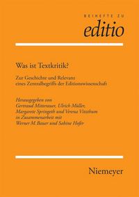 Produktbild: Was ist Textkritik?