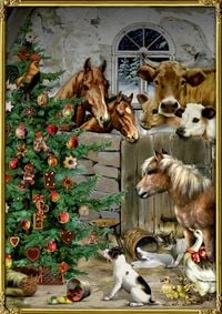 Produktbild: A4-Wand-Adventskalender &ndash; Weihnacht im Stall