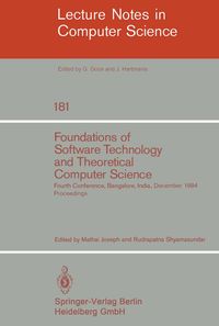 Produktbild: Foundations of Software Technology and Theoretical Computer Science
