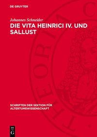 Produktbild: Die Vita Heinrici IV. und Sallust