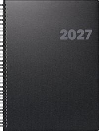 Produktbild: BRUNNEN 1076365907 Buchkalender Mod. 763 2027 A4, Kunststoff, vulkanschwarz