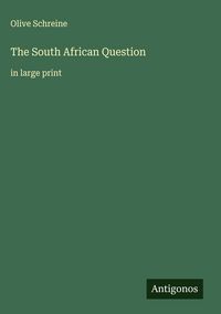 Produktbild: The South African Question