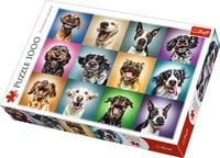 Produktbild: Puzzles - "1000" - Lustige Hunde Portr&auml;ts