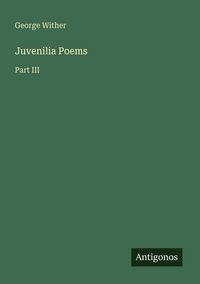 Produktbild: Juvenilia Poems
