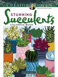 Produktbild: Creative Haven Stunning Succulents Coloring Book