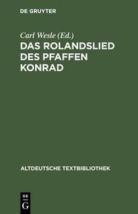 Produktbild: Das Rolandslied des Pfaffen Konrad