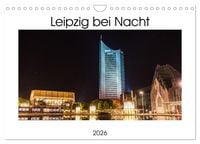 Produktbild: Leipzig bei Nacht (Wandkalender 2026 DIN A4 quer), CALVENDO Monatskalender