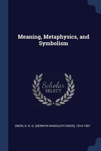 Produktbild: Meaning, Metaphysics, and Symbolism
