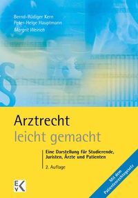 Bild vom Artikel Arztrecht - leicht gemacht. vom Autor Margrit Weirich