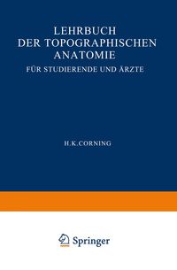 Produktbild: Lehrbuch der topographischen Anatomie f&uuml;r Studierende und &Auml;rzte