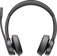 Produktbild: HP Poly Voyager 4320 UC Stereo On Ear Headset Bluetooth&reg; Stereo Schwarz Noise Cancelling Lautst&auml;rkeregelung Computer