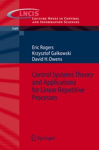 Produktbild: Control Systems Theory and Applications for Linear Repetitive Processes