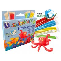 Produktbild: JUNiORKNET Schwimmknete - 5 Stangen farbl. Sortiert - 65 g