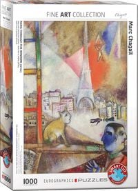 Produktbild: Puzzle 1000 Teile - Chagall M: Paris through the Window