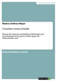 Produktbild: Ursachen versus Gr&uuml;nde