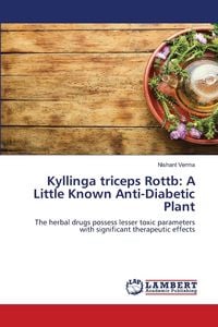 Produktbild: Kyllinga triceps Rottb: A Little Known Anti-Diabetic Plant