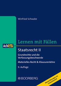 Bild vom Artikel Staatsrecht II vom Autor Winfried Schwabe