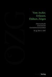 Produktbild: &Ouml;sterreichische Zeitschrift f&uuml;r Geschichtswissenschaften 2/07